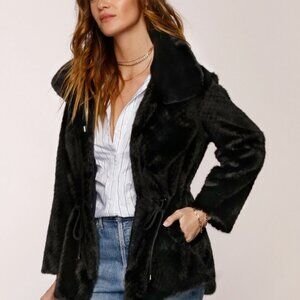Heartloom Kona Faux Fur Jacket Black